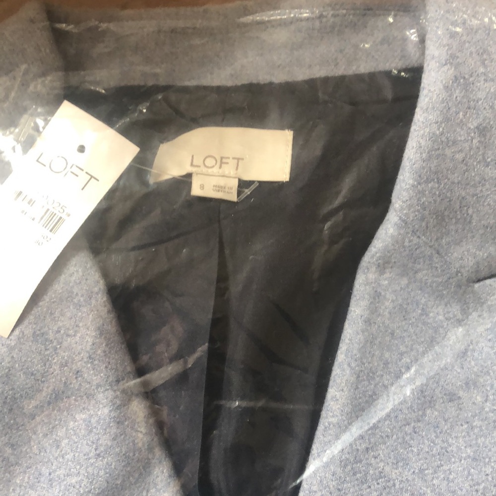 NWT LOFT MELANGE DOUBLE BREASTED MODERN BLAZE - Picture 8 of 9